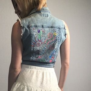 Coats | Puffy Paint Fenim Vest | Poshmark